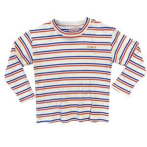 TINYCottons Kids Striped Long Sleeve T-Shirt Size 6y